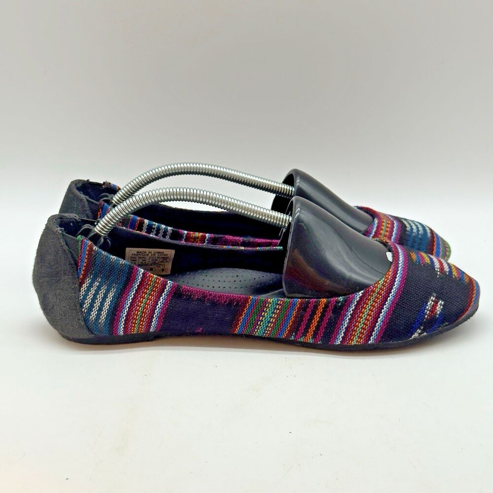Reef Tropic Southwestern Woven Ballet Flats Women's 8.5 Slip On Comfort Shoes